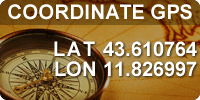 Coordinate GPS - Santa Maria del Bagno - Salutio - LAT 43.610764 LON 11,826997